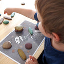 Eco-Friendly Junior Rainbow Pebbles (36 pebbles, 8 double-sided Activity cards)