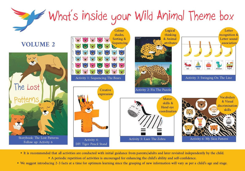 ANIMALS BIG BOX | Ages 3.5 - 5 | 6 activities + 1 Story book