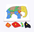 The Little boo Wooden Picture Educational Board for Kids (Elephant-Puzzle)