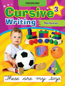 Cursive Writing Book (Sentences) Part 3 : Early Learning Children Book By Dreamland Publications
