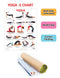 Yoga Chart - 5 : Reference Educational Wall Chart By Dreamland Publications