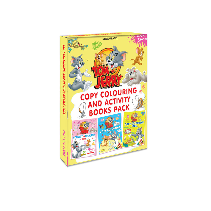 Tom and Jerry Copy Colouring and Activity Books Pack ( A Pack of 3 Books)