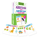 Flash Cards Addition and Subtraction - 30 Double Sided Wipe Clean Flash Cards for Kids (With Free Pen) : Early Learning Children Book By Dreamland Publications 9789388416030