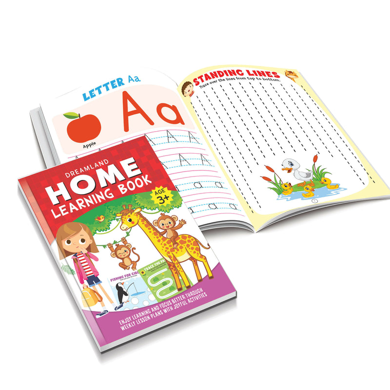 Home Learning Book With Joyful Activities - 6+ : Interactive & Activity Children Book by Dreamland Publications 9789389281316