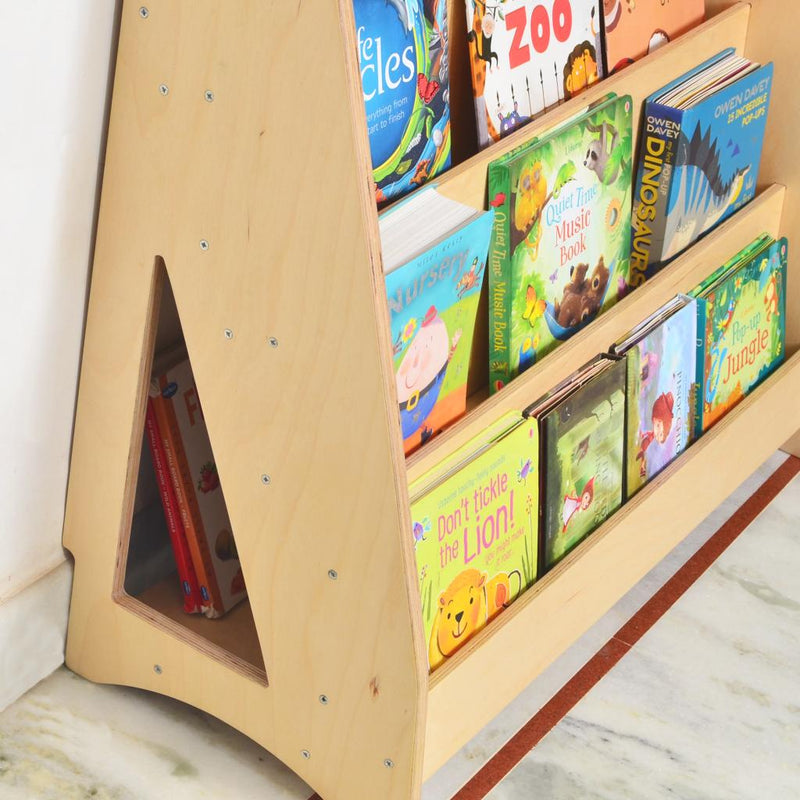 Nursery Bookshelf - Large | Kids Montessori Furniture - Birch Plywood