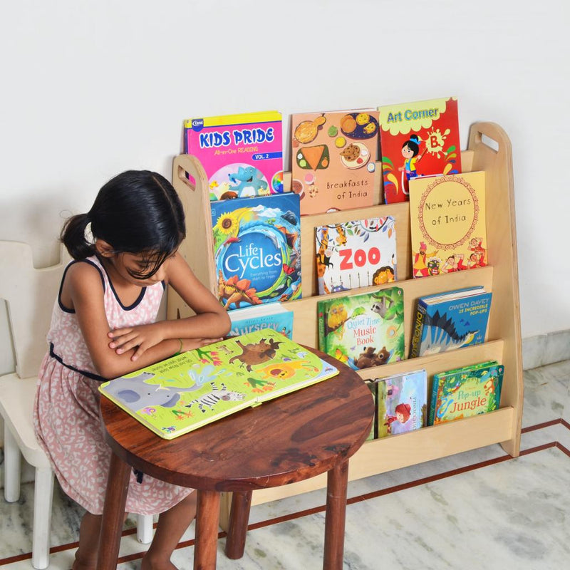 Nursery Bookshelf - Large | Kids Montessori Furniture - Birch Plywood