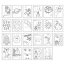 Outer Space + 1-20 Sticker Colouring Books