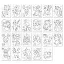 Unicorns, Mermaids and more! + 1-20 + Animals + Outer Space Sticker Colouring Books