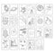 Outer Space Sticker Colouring Books (10 pack)