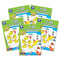 1-20 Sticker Colouring Books (5 pack)
