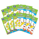 1-20 Sticker Colouring Books (10 pack)