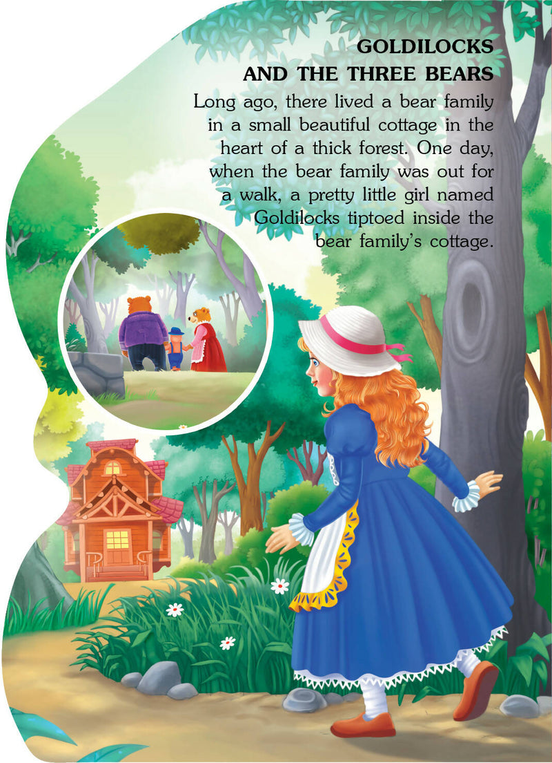 Wonderful Story Board book- Goldilocks and the three Bears : Story books Children Book By Dreamland Publications