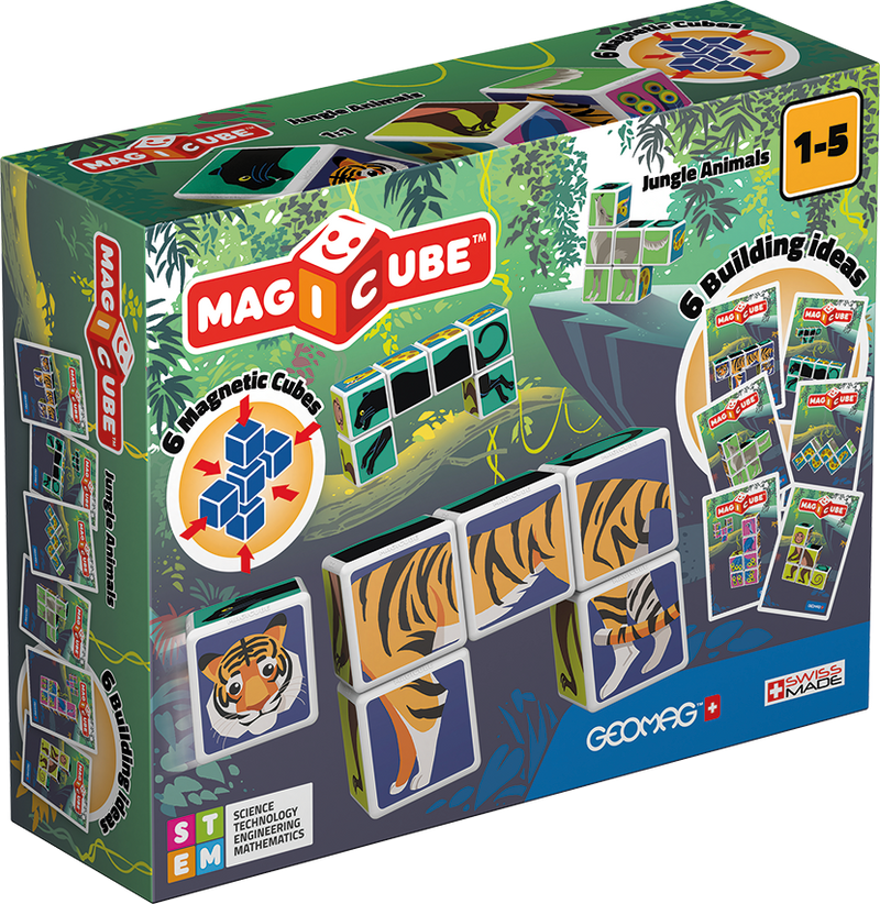 Geomag Magicube  - Jungle Animals