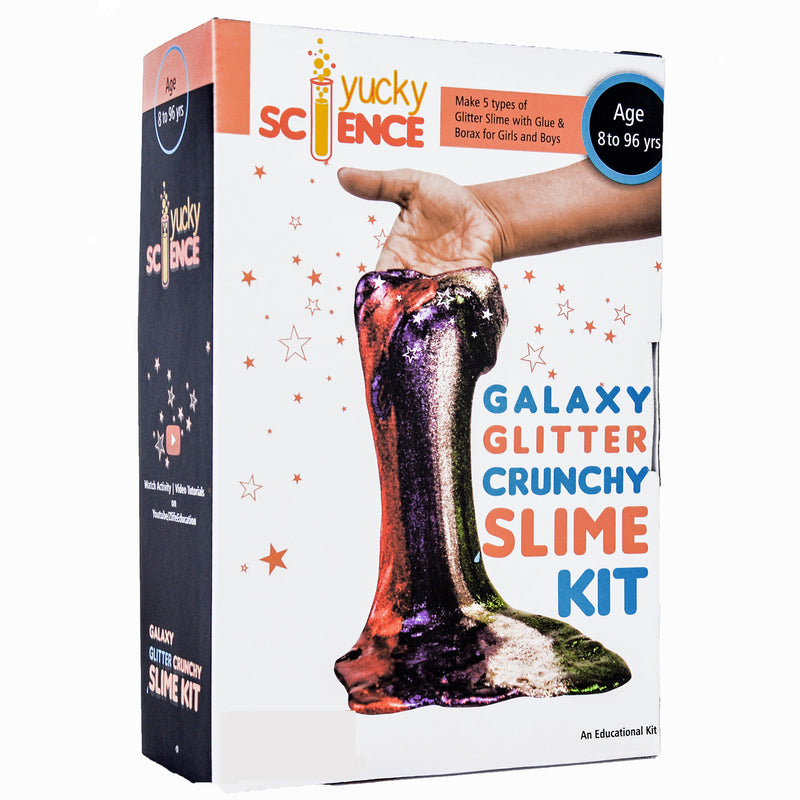 Galaxy Glitter Crunchy Slime Kit. Make 5 types of Slime