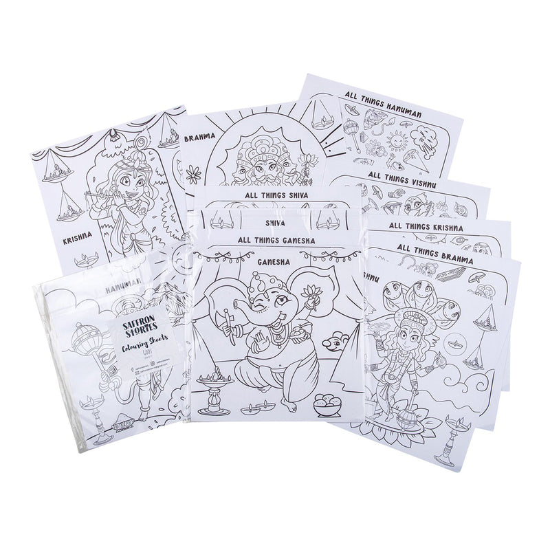 COLOURING AND ACTIVITY SHEETS BUNDLE