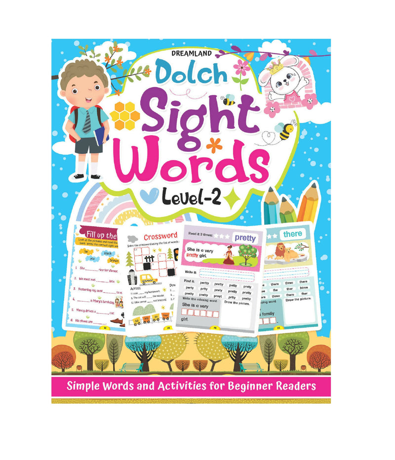 Dolch Sight Words Level 2- Simple Words and Activities for Beginner Readers : Early Learning Children Book by Dreamland Publications