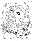 My Unicorn Colouring Book for Children Age 2 -7 Years : Drawing, Painting & Colouring Children Book by Dreamland Publications