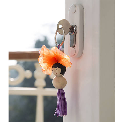 Chalk and Chuckles Art and Craft Keychain Dolls