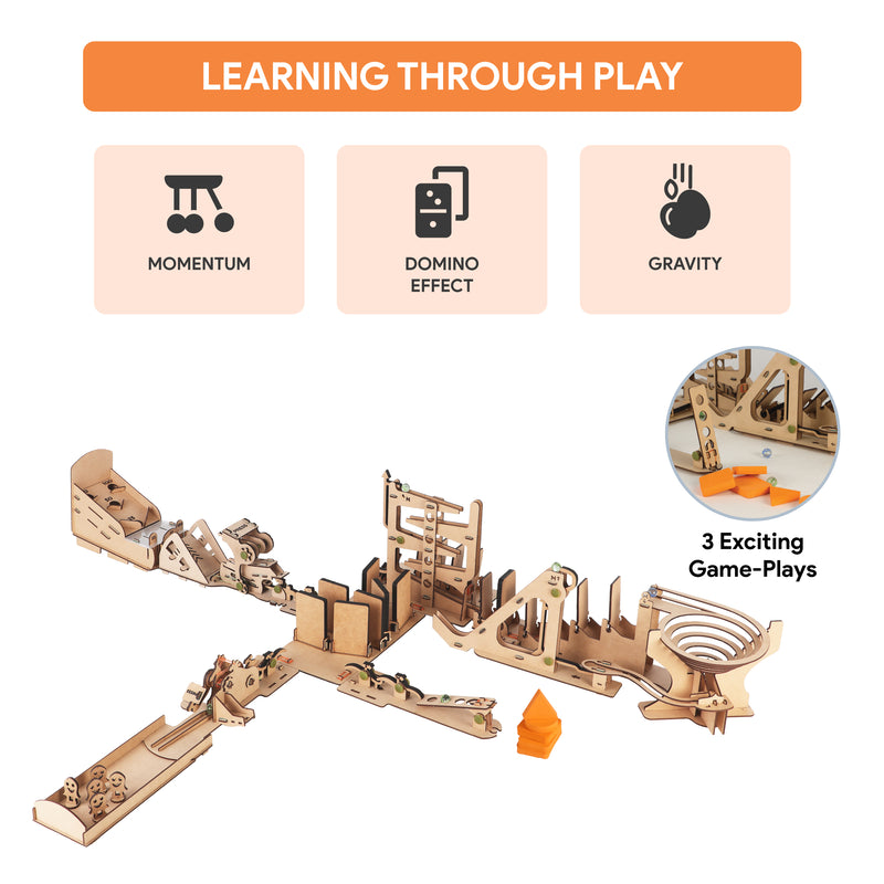 Smartivity Chain Reaction Colliding Dominoes