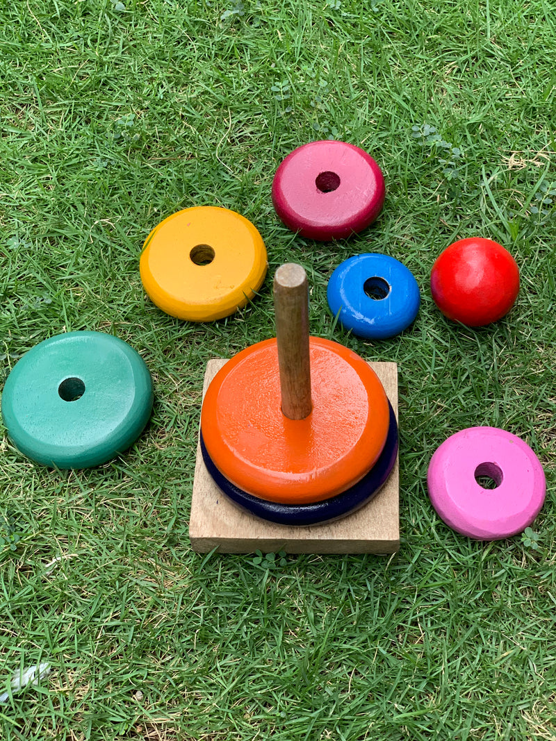 Wooden Rainbow Stacker