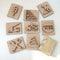 KIDDO KORNER | Construction Theme Stamp Set | Stamp Set of 9 | Stamping Set Toy for Kids | Art & Craft | Stamp Art Set | MDF Stamp Art Set | Play Dough Stamp Set…