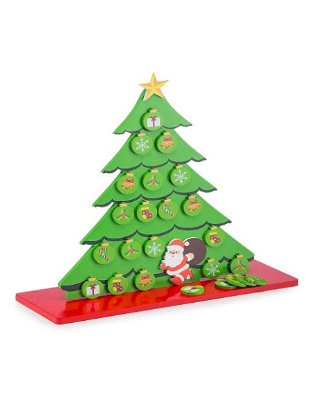 Eco friendly Christmas Tree with Ornaments (Wooden & Magnetic Table Top tree)