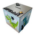 Doxbox Dinosaur Theme Piggy Bank ( Personalization Available)