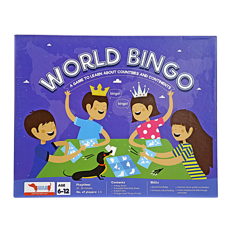 World Bingo Geography Educational Game