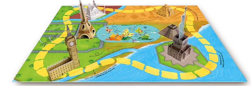 Monuments a Pop-up Playmat