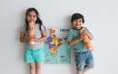 India Map with Reusable Stickers Activity Kit
