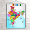 India Map Monuments | 12 X 19 Inches