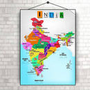 India Map Monuments | 16 X 24 Inches