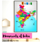 India Map Monuments | 12 X 19 Inches