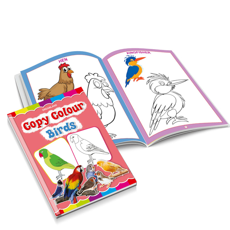 Copy Colour Book - 1 to 6 (Pack) : Drawing, Painting & Colouring Children Book By Dreamland Publications