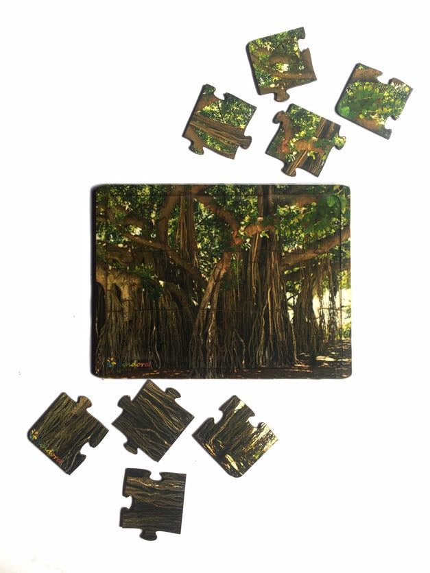 Montessori Jigsaw Puzzle - Indian National Tree Banyan