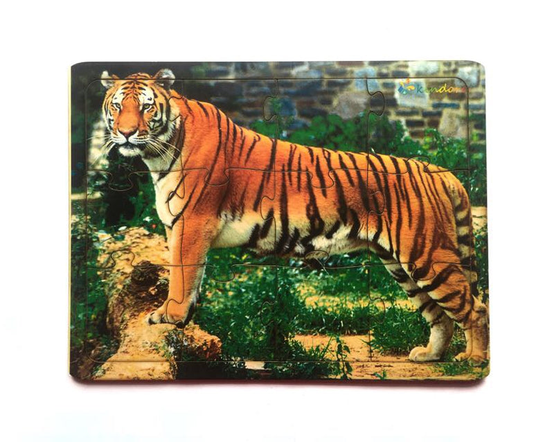 Montessori Jigsaw Puzzle - Indian National Animal Tiger