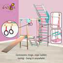 Wall-mounted foldable Jungle Gym