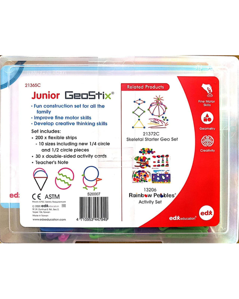 Junior Geostix (200 flexible sticks, 30 double-sided Activity cards)