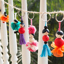 Chalk and Chuckles Art and Craft Keychain Dolls
