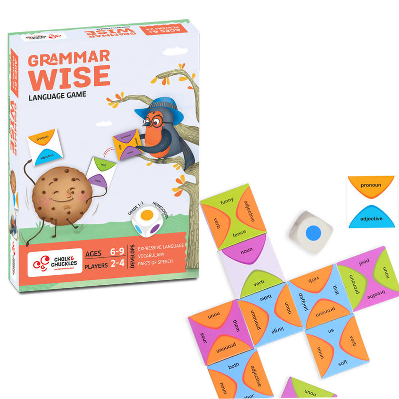 Chalk and Chuckles Grammar Wise - Fun Language Game