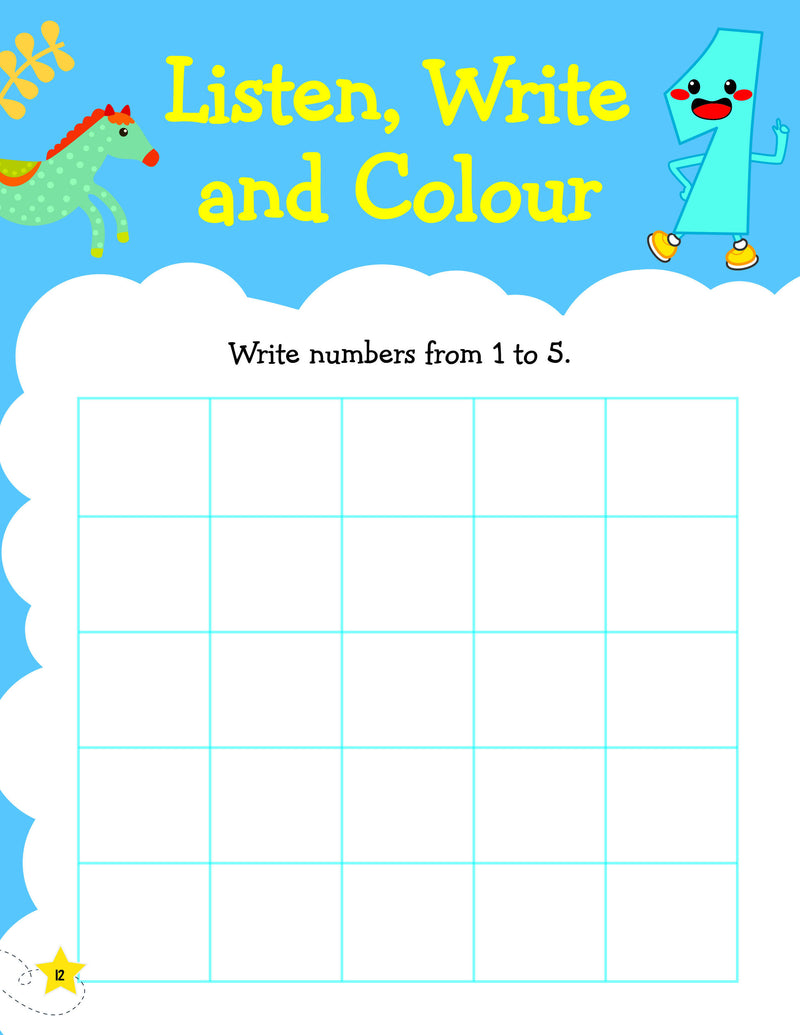 Learn Everyday Numbers and Patterns- Age 3+ : Interactive & Activity Children Book By Dreamland Publications