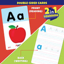 Little Berry ALPHABET Write & Wipe Jumbo Flash Cards (With Marker Pen) for Kids 2+ Years