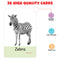 Little Berry My First Animals Flash Cards for Kids (36 cards) - Fun Learning Game