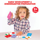 Little Berry My First Shapes and Colours Flash Cards for Kids (36 cards) - Fun Learning Game