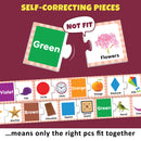 Little Berry Shapes and Colours Early Learning Puzzle Game for Kids 2+ Years - Learning Toy