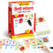 Little Berry HINDI VARNMALA Write & Wipe Jumbo Flashcards (With Marker Pen) - Educational Toy