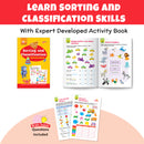 Little Berry Sorting & Classification Puzzle for Kids: Play & Learn Puzzle with Activity Book