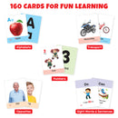 Little Berry Big Flashcards for Kids (Set of 5): ABC, Number, Transport, Opposite, Sight Word