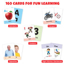 Little Berry Big Flashcards for Kids (Set of 5): ABC, Number, Transport, Opposite, Sight Word