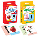 Little Berry Big Flash Cards for Kids (Set of 2): Alphabets and Numbers - 64 Cards